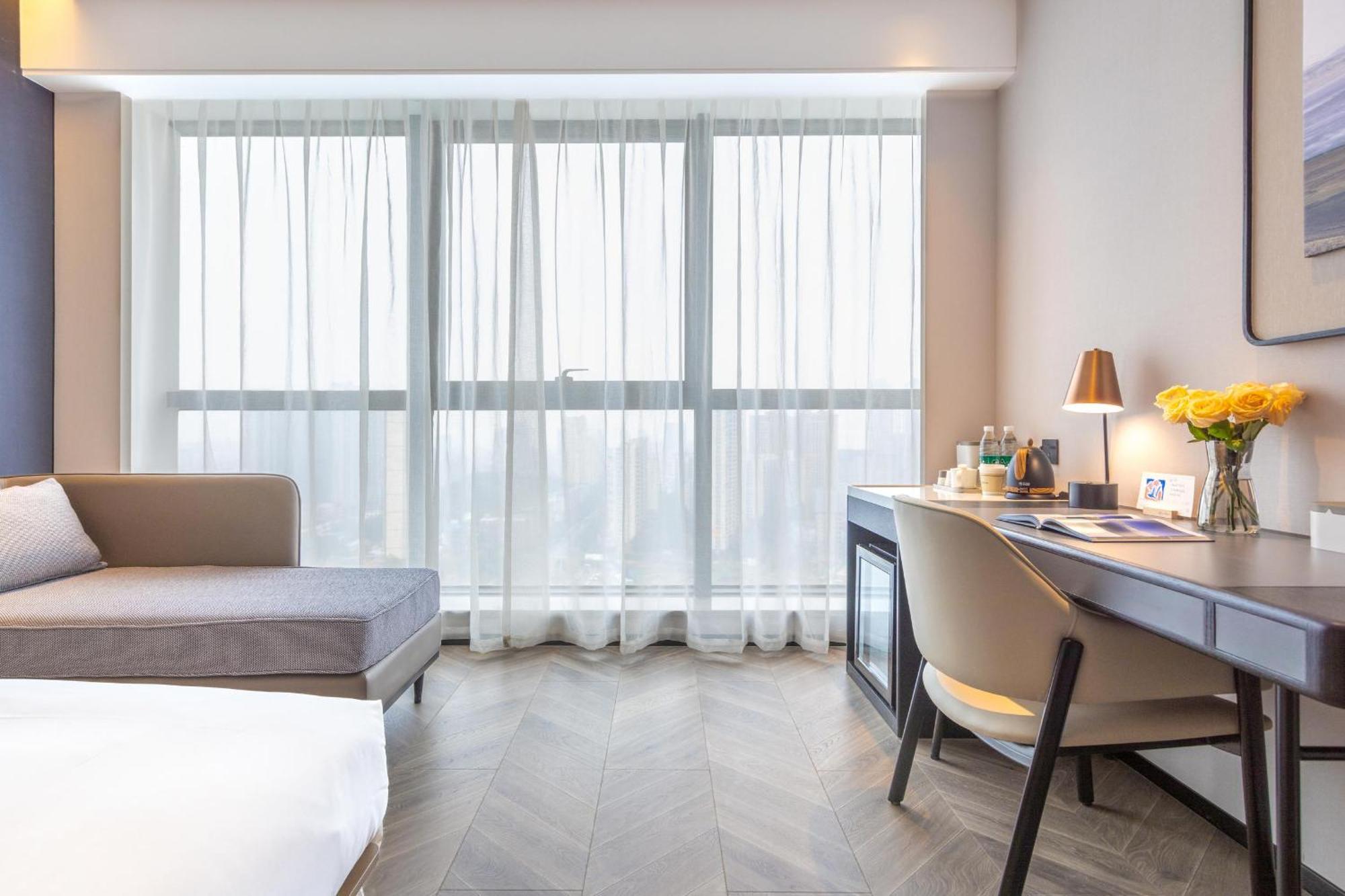 Atour Hotel Wuhan Chuhe Han Street Hongshan Plaza Exterior foto