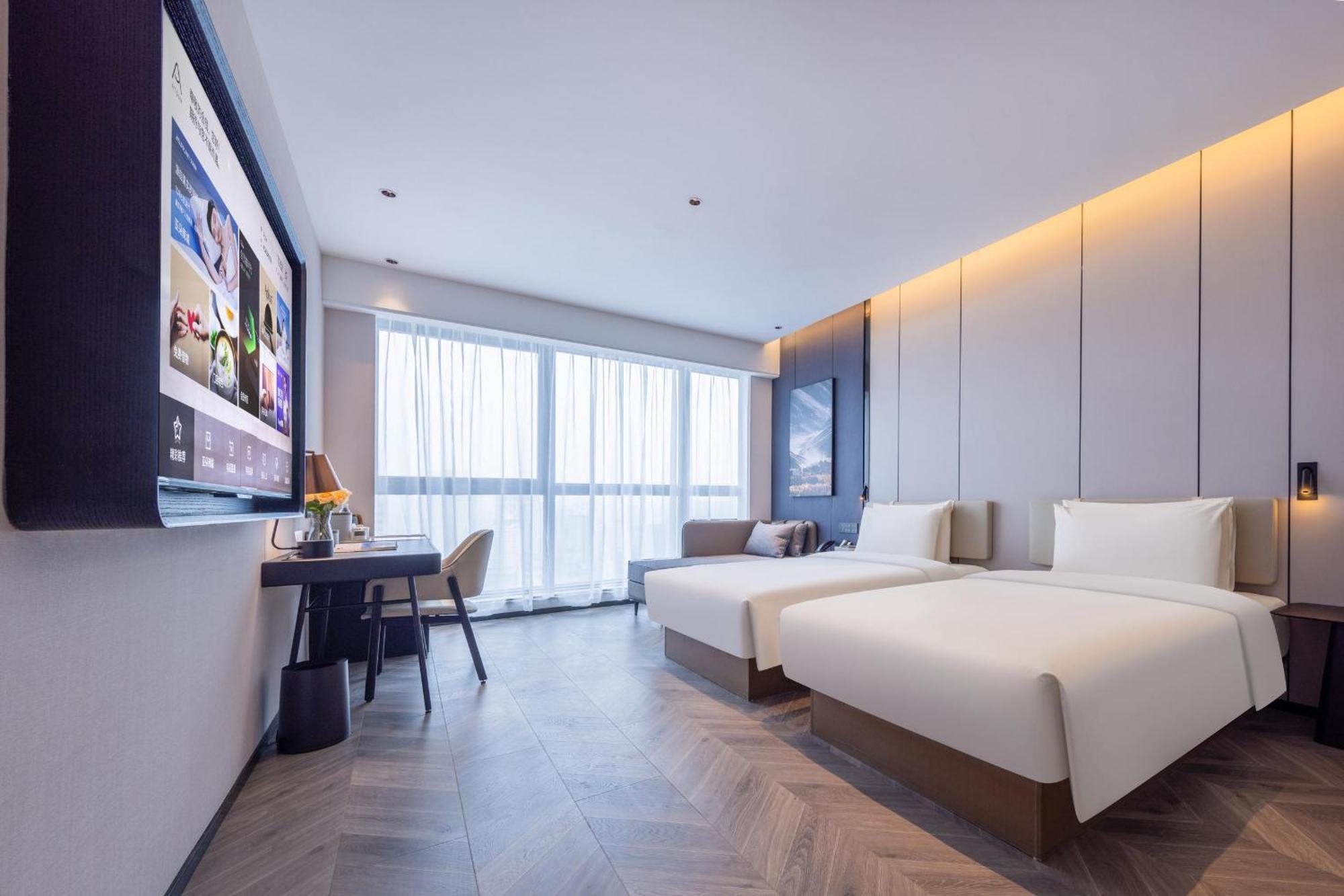 Atour Hotel Wuhan Chuhe Han Street Hongshan Plaza Exterior foto
