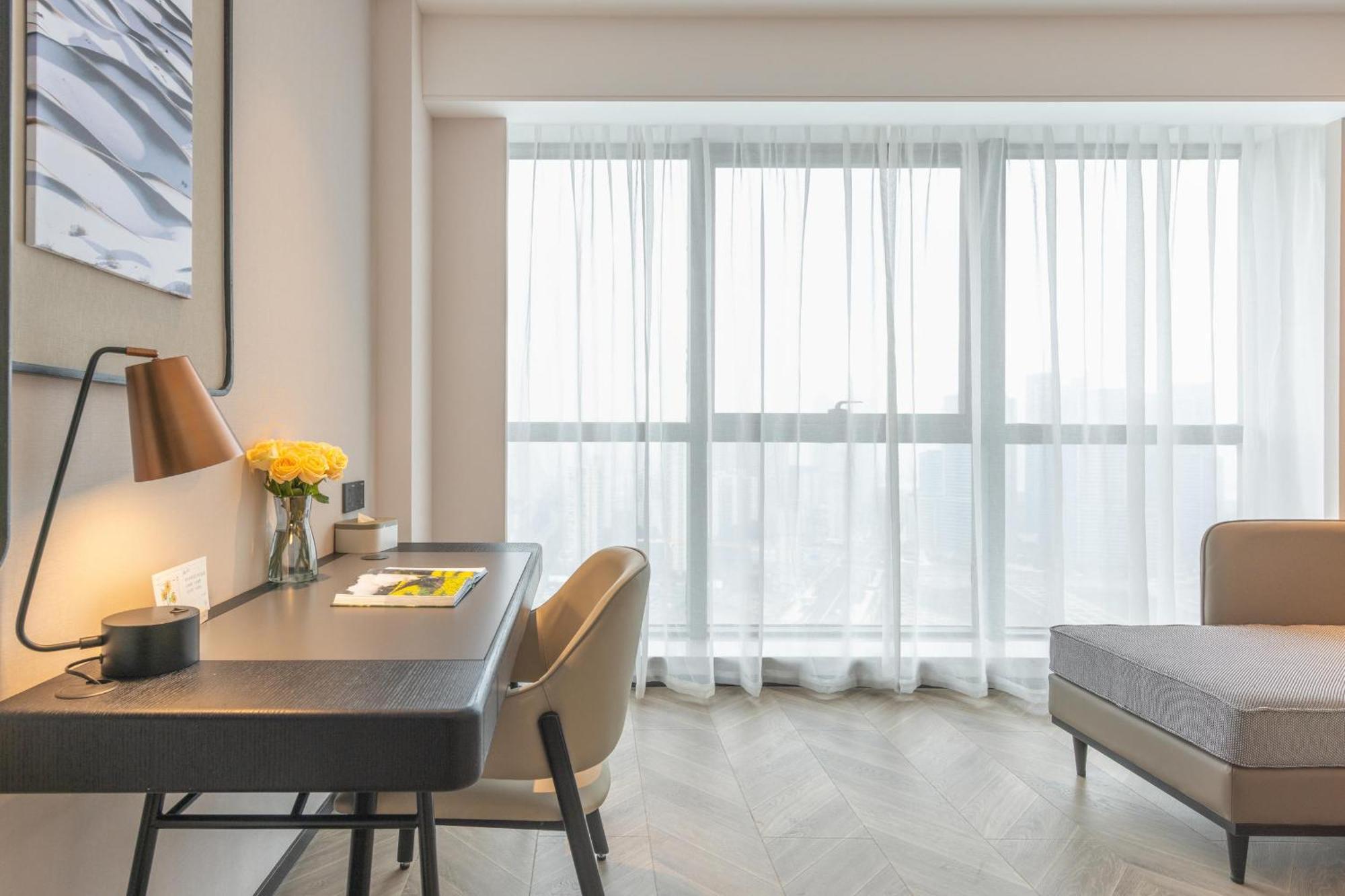 Atour Hotel Wuhan Chuhe Han Street Hongshan Plaza Exterior foto
